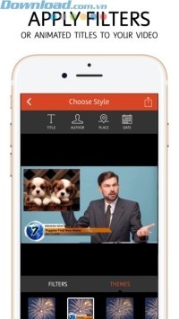 Áp dụng các bộ lọc