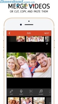 ghép các đoạn clip thành một video