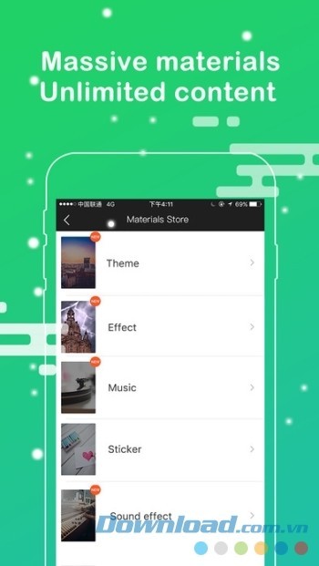Dễ dàng tạo video ảnh, cắt ghép video và làm phim với VideoShow