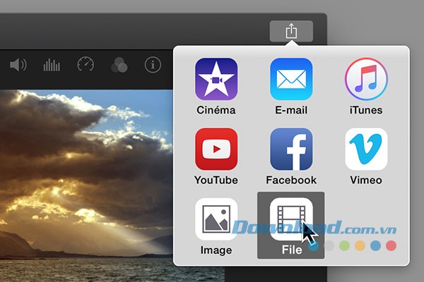 VideoTweet cho Mac tích hợp lưu tập tin dưới dạng movie