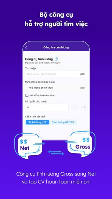 Bộ công cụ hỗ trợ tìm việc