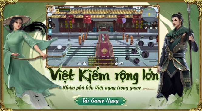 Việt Kiếm rộng lớn, khám phá hồn Việt ngay trong game