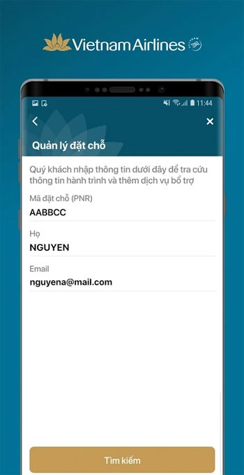 Quản lý đặt chỗ