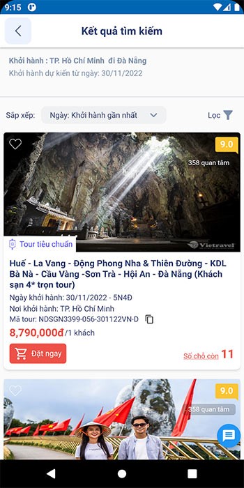 Kết quả tìm kiếm
