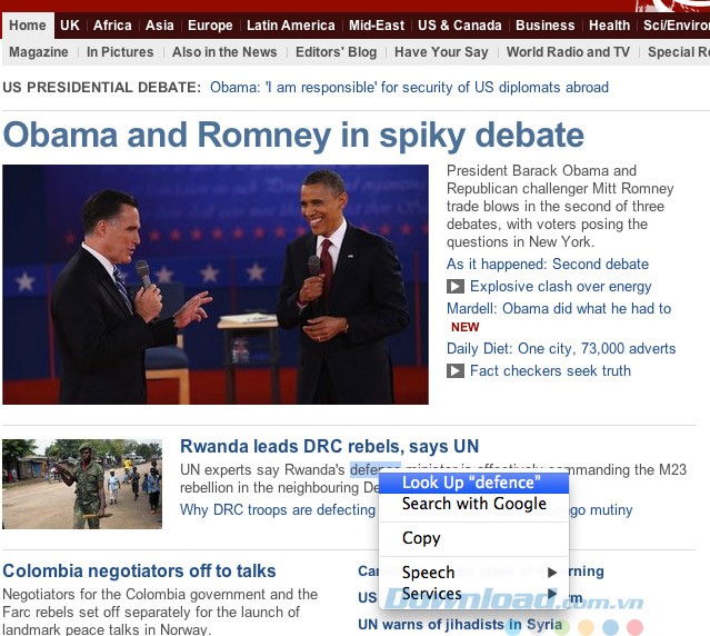 Tra từ trực tiếp