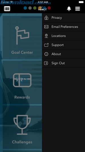 Các tùy chọn của ứng dụng