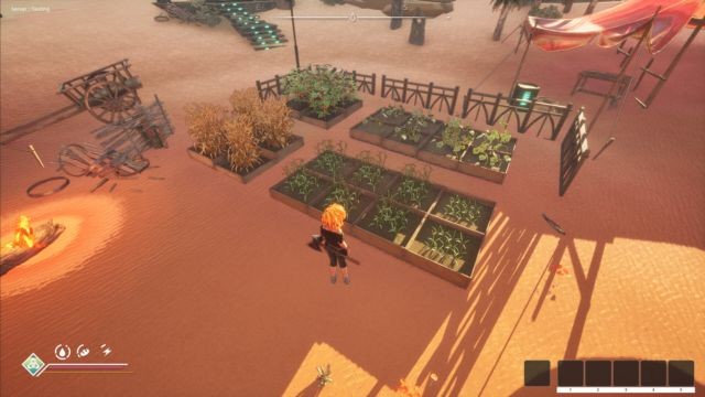 Xây dựng căn cứ, trồng trọt, chế tạo... để sẵn sàng chiến đấu với kẻ thù bên ngoài