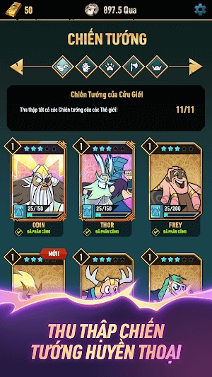 Thu thập tướng mạnh