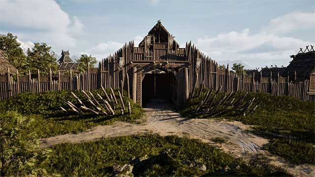 Thu thập tài nguyên thiên nhiên để xây dựng