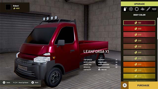 Nâng cấp xe tải để chở những đơn hàng lớn hơn và kinh doanh thành công trong Village Dealer Simulator game