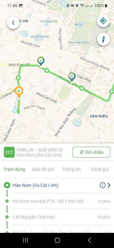 Tìm lộ trình xe buýt VinBus