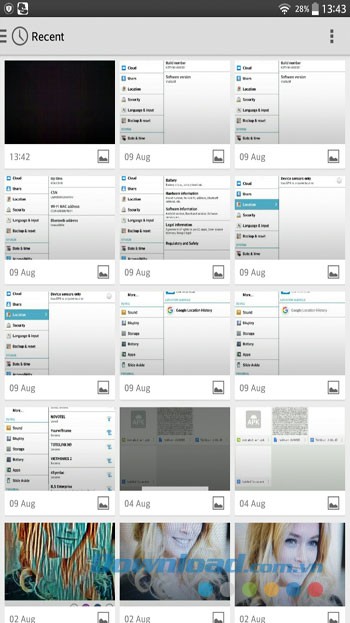 Chọn ảnh từ bộ sưu tập trên thiết bị của bạn