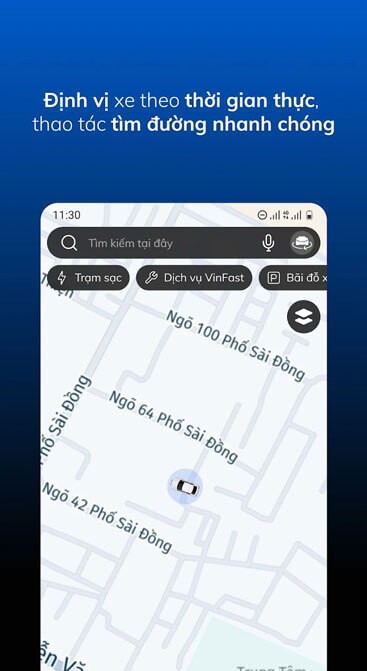 Định vị xe theo thời gian thực