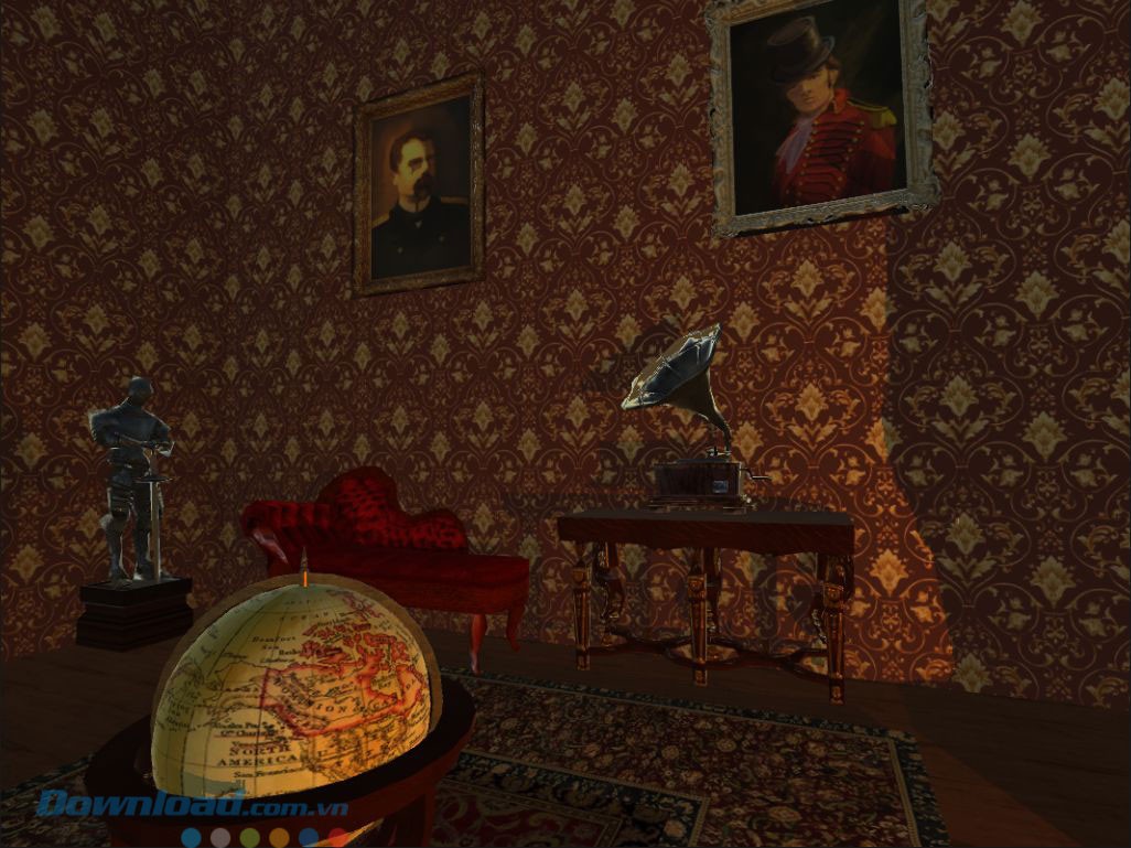 Các hiện vật lịch sử trong phòng