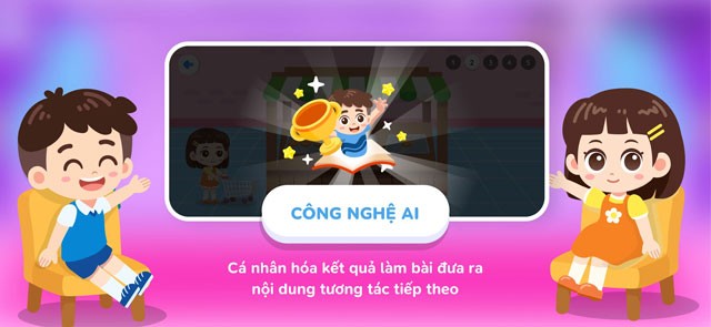 Cá nhân hóa kết quả làm bài đưa ra nội dung tương tác