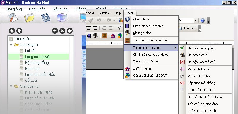 Bộ công cụ Violet