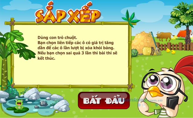 Kiểu bài Sắp xếp