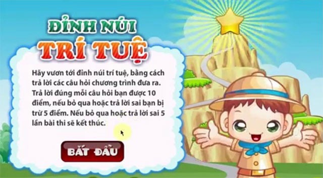 Kiểu bài Đỉnh núi trí tuệ