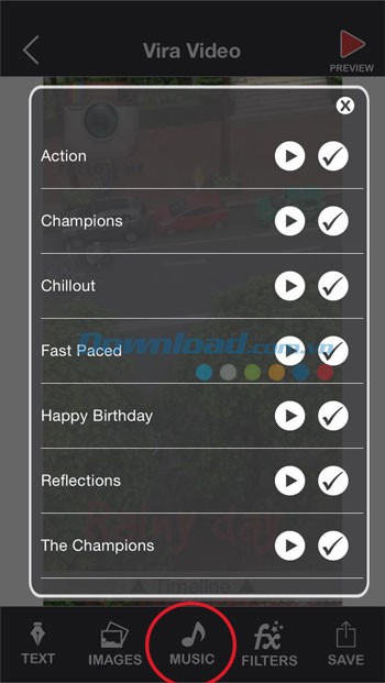 Lồng nhạc nền vào video