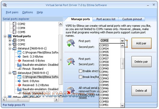 Virtual Serial Port Driver