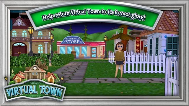 Xây dựng các công trình lớn nhỏ trong thị trấn Virtual Town