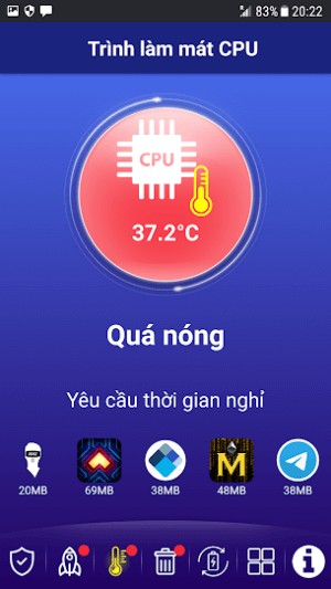 Làm mát điện thoại