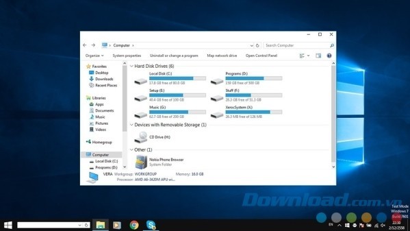 Gói giao diện hệ điều hành Windows mới nhất Windows 10 Transformation Pack