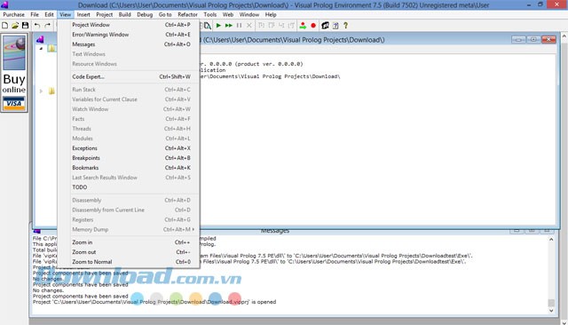 Một số lựa chọn View trong phần mềm