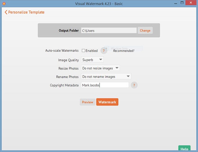 Thiết lập tùy ý