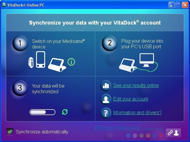 Giao diện VitaDock Online