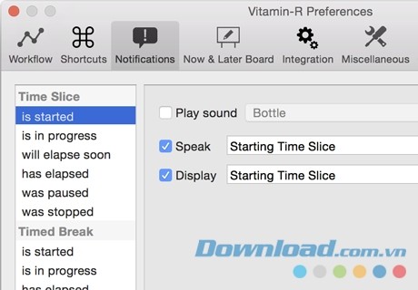 Thông số kỹ thuật cài đặt Vitamin-R cho Mac