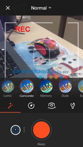 Chế độ quay đa dạng