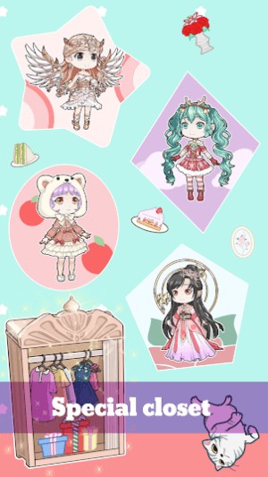 Tủ đồ gồm nhiều item độc đáo