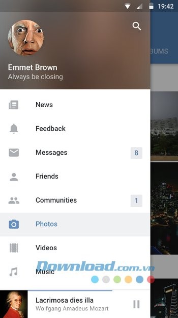 Các tính năng của VK