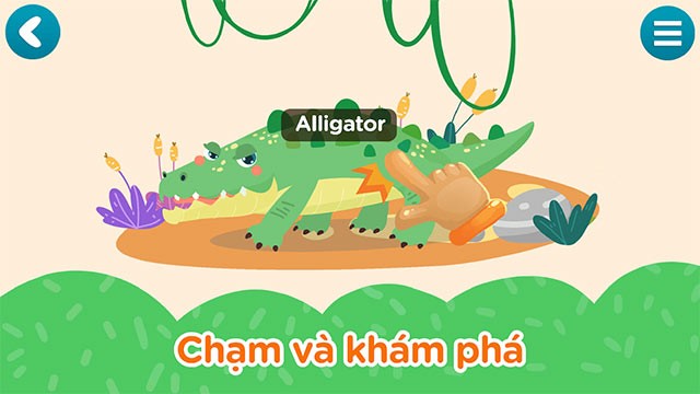 Chạm và khám phá từ vựng