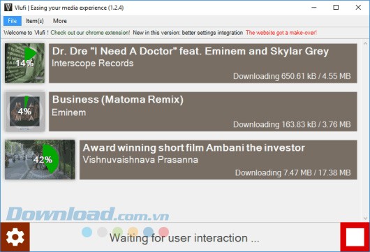 Tải bài hát về máy tính bằng Vlufi