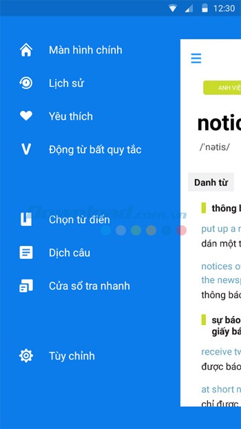 Laban Tu dien Anh Viet Anh cho Android