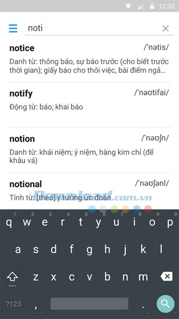 Laban Tu dien Anh Viet Anh cho Android