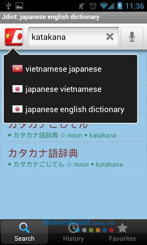 Từ điển Việt Nhật - Nhật Việt for Android