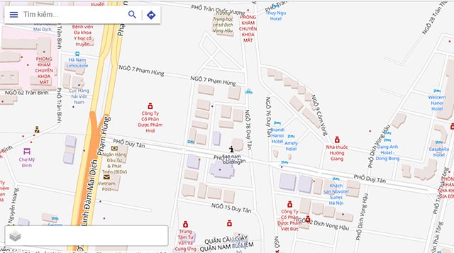 Ứng dụng bàn đồ số Vmap