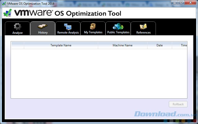 Xem thao tác đã thực hiện