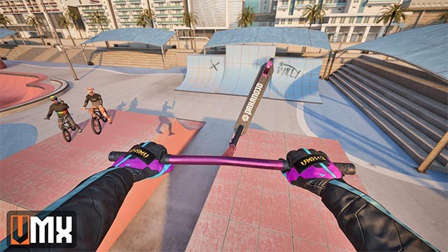 Chinh phục thử thách trên các địa hình được thiết kế riêng cho xe đạp biểu diễn