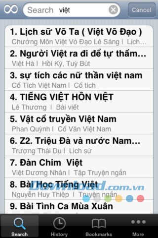 VN Thư Quán Offline for iOS