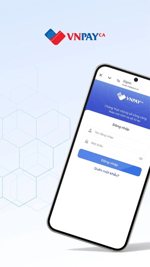 Đăng nhập tài khoản VNPAY CA