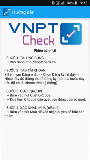 Hướng dẫn sử dụng vnpt check