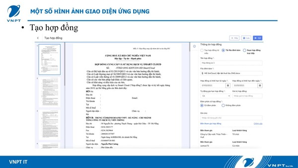 Tạo hợp đồng điện tử mới