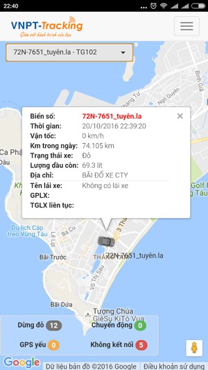 Theo dõi thông tin phương tiện