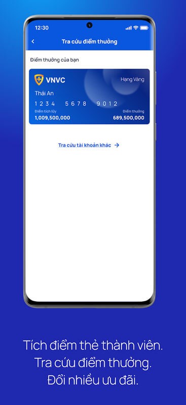 Tích điểm thẻ thành viên