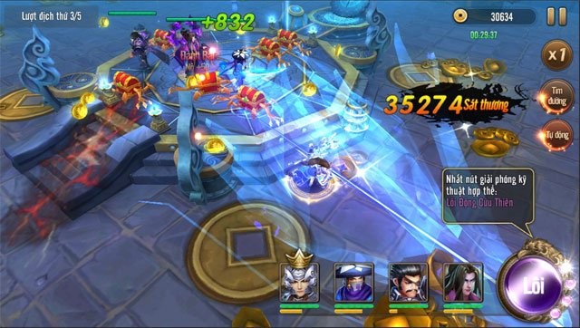 Mức độ sát thương cao trong các trận chiến