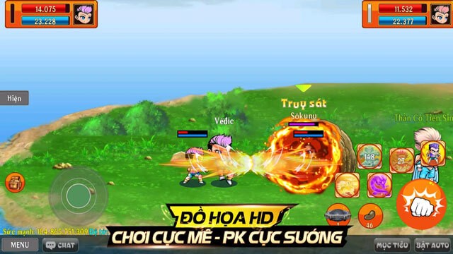 Đồ họa full HD, chơi cực mê - PK cực sướng